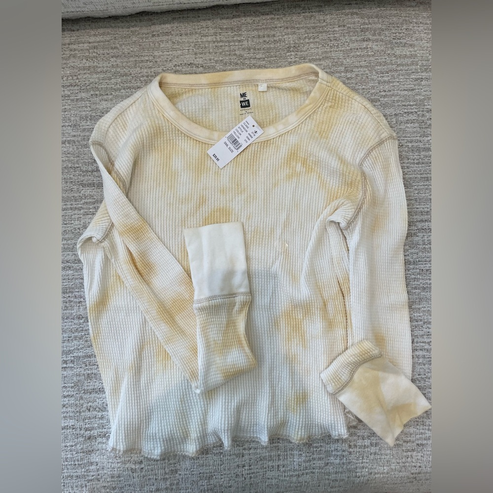 Yellow Tye-Dye Long Sleeve